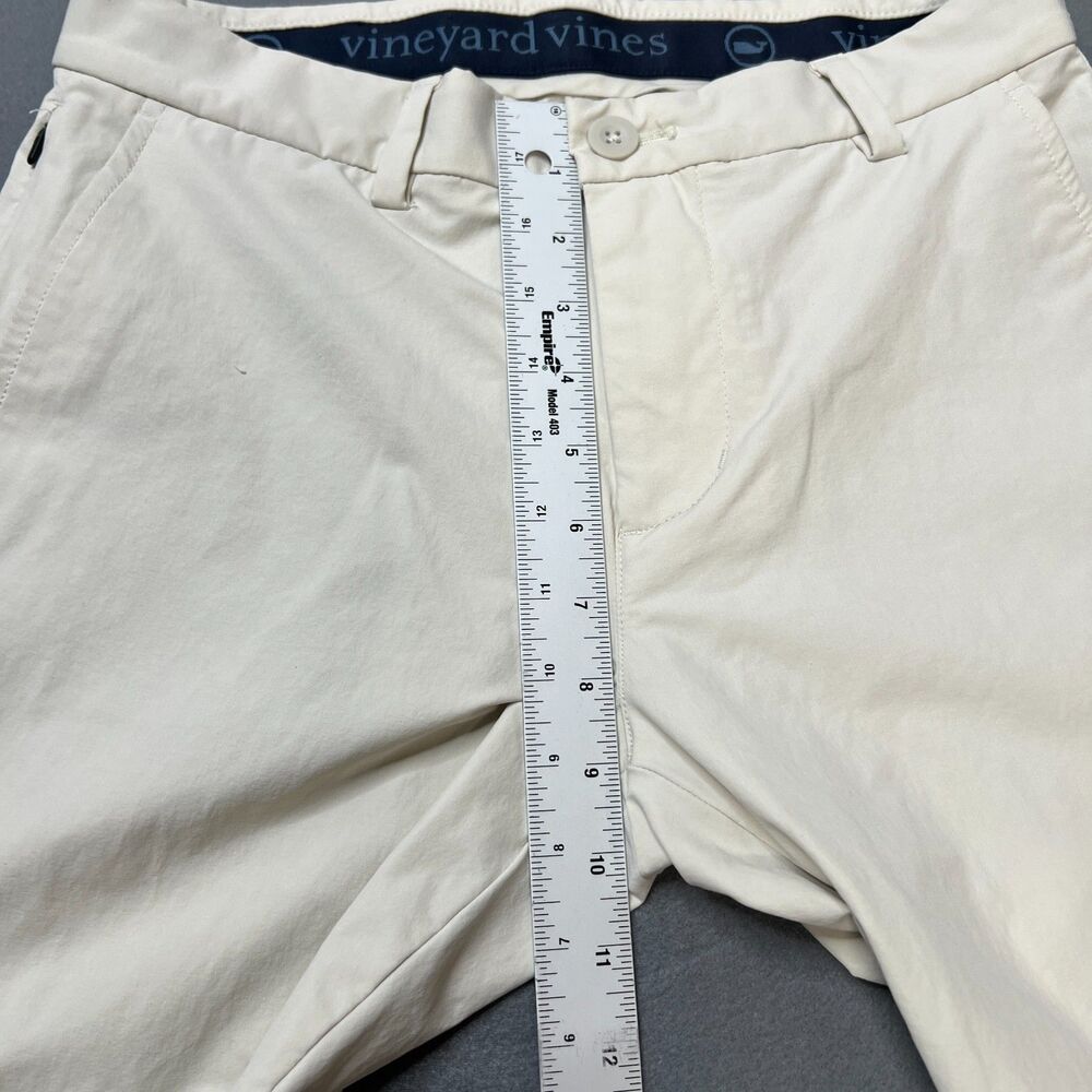 Vineyard Vines On-The-Go Chino Pants Men's 28 X 30 Ivory Slim Fit Performance - Picture 11 of 15